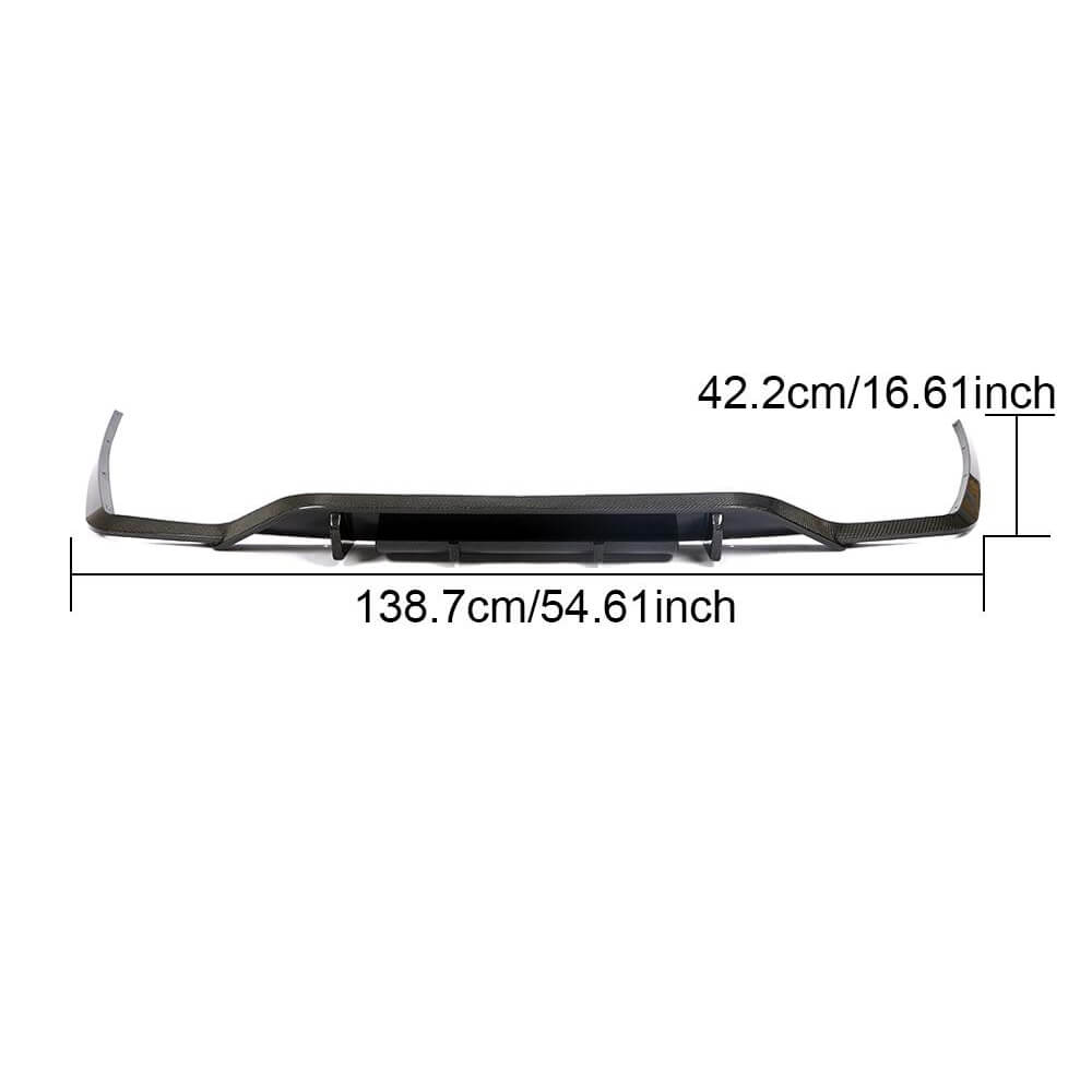 Mercedes Benz CLS Class C257 CLS300 CLS350 CLS450 Sport Sedan 2018-2020 Rear Bumper Diffuser Carbon Fiber-Ahacarbon