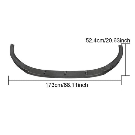 Audi S4 A4 Sline B9 Sedan 2017-2020 Front Bumper Lip Carbon Fiber-Ahacarbon