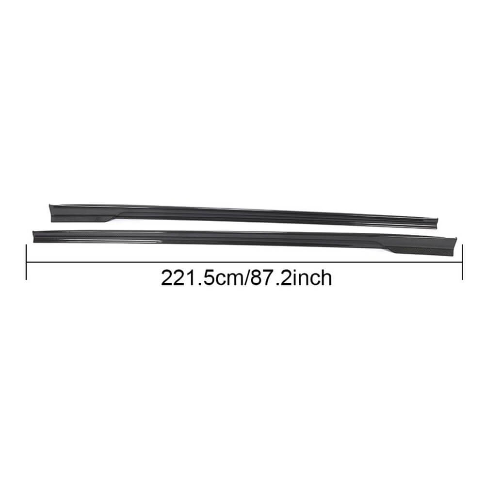 Maserati Ghibli M157 2014-2021 Side Skirts Dry Carbon Fiber-Ahacarbon