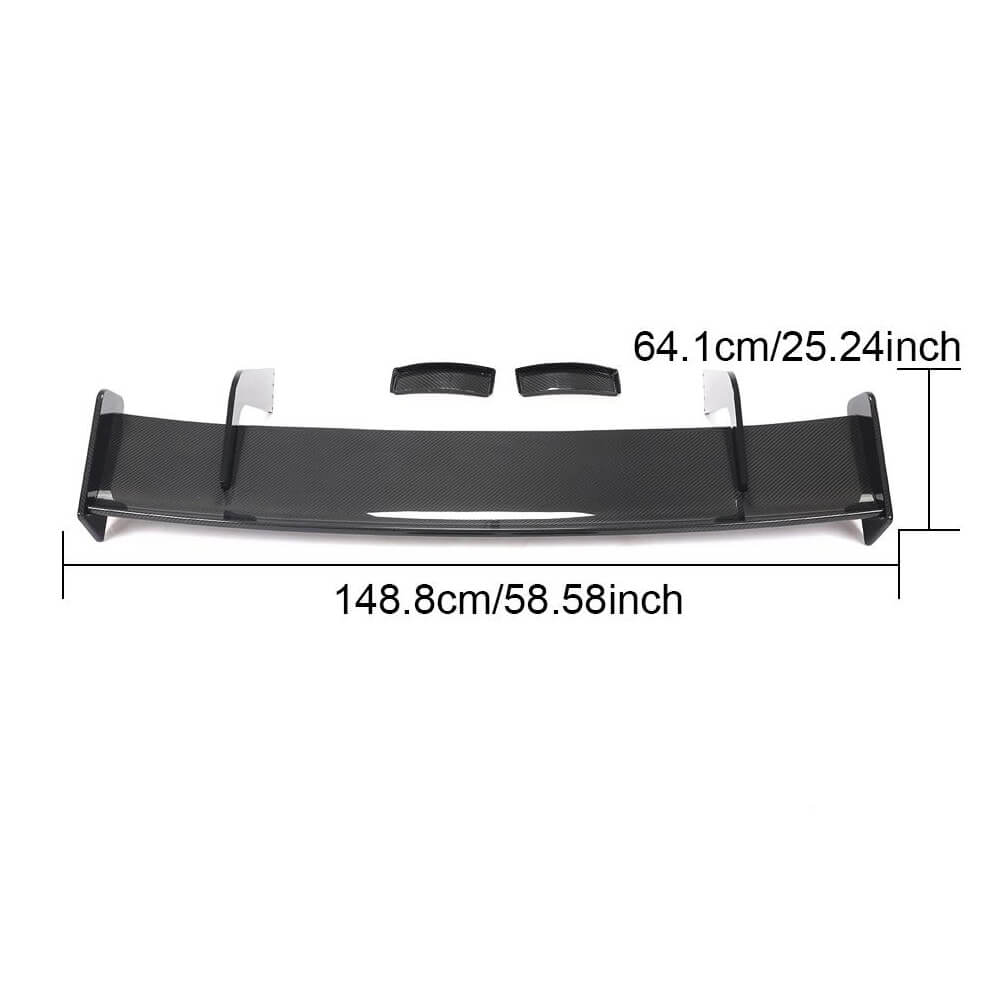 Porsche 911 (991) 991.2 GT3 (RS) Coupe 2012-2018 Rear Trunk Spoiler Dry Carbon Fiber-Ahacarbon