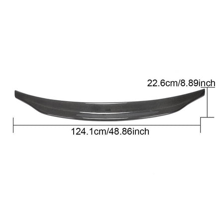 Audi A6 C8 Base/Sline S6 Sedan 2019UP Rear Trunk Spoiler Carbon Fiber-Ahacarbon