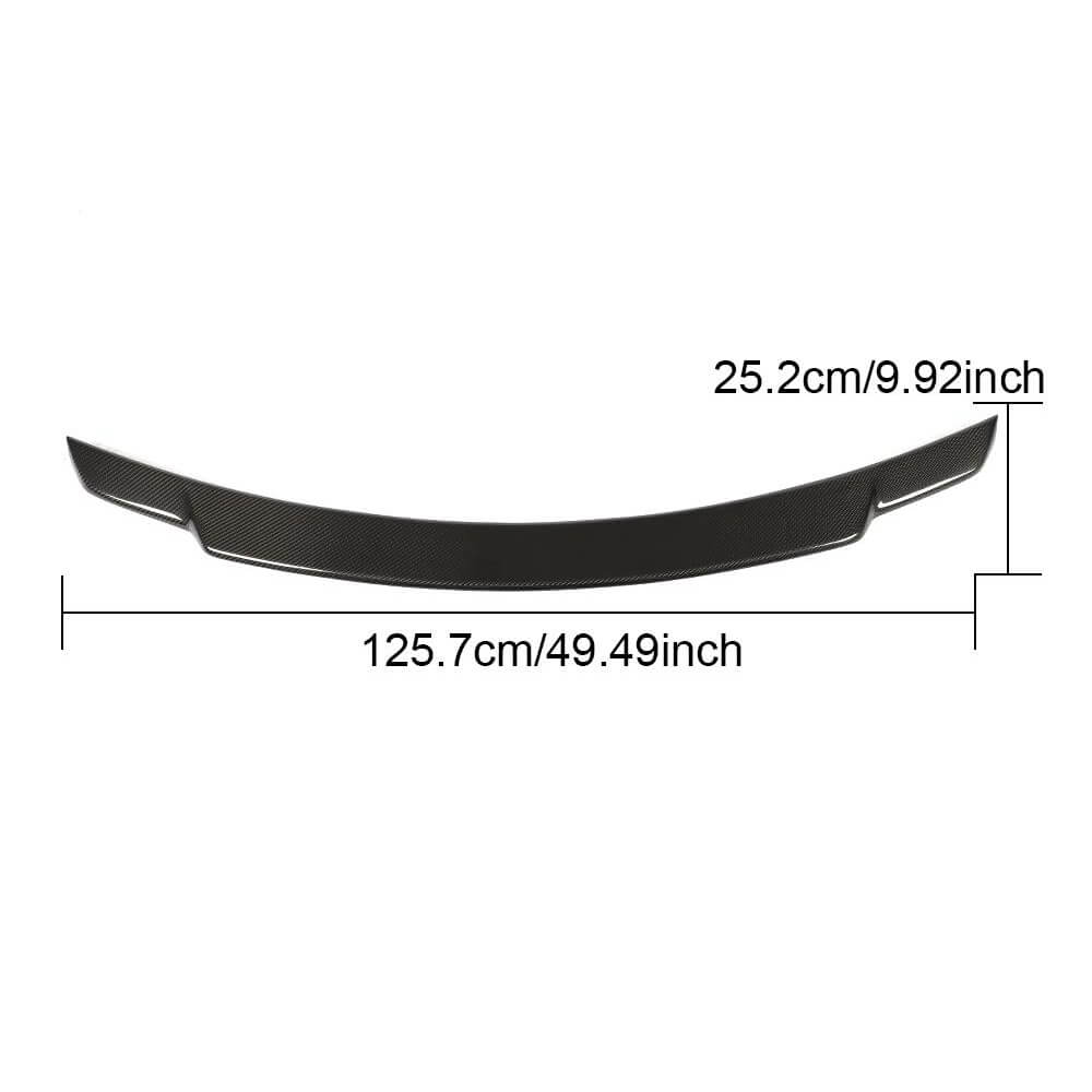 Mercedes Benz E-Class W213 2017-2019 Rear Trunk Spoiler Carbon Fiber-Ahacarbon