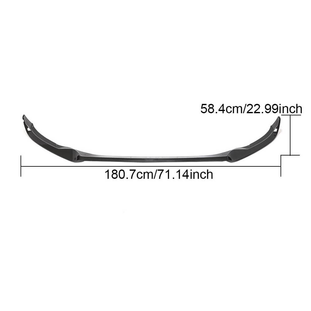 Volkswagen VW Arteon CC 2019UP Front Bumper Lip Carbon Fiber-Ahacarbon