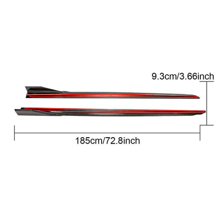 BMW 6 Series G32 630i 640i M-Sport GT 2017-2022 Side Skirts Carbon Fiber-Ahacarbon