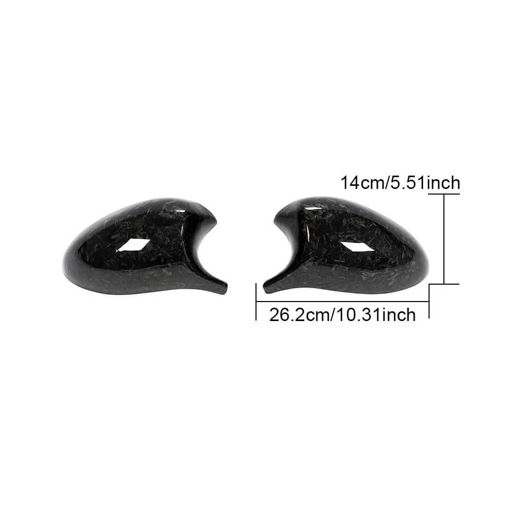 BMW 3 Series E90 E91 05-07 E92 E93 06-09 Mirror Covers LHD Pair Carbon Fiber-Ahacarbon