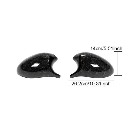 BMW 3 Series E90 E91 05-07 E92 E93 06-09 Mirror Covers LHD Pair Carbon Fiber-Ahacarbon