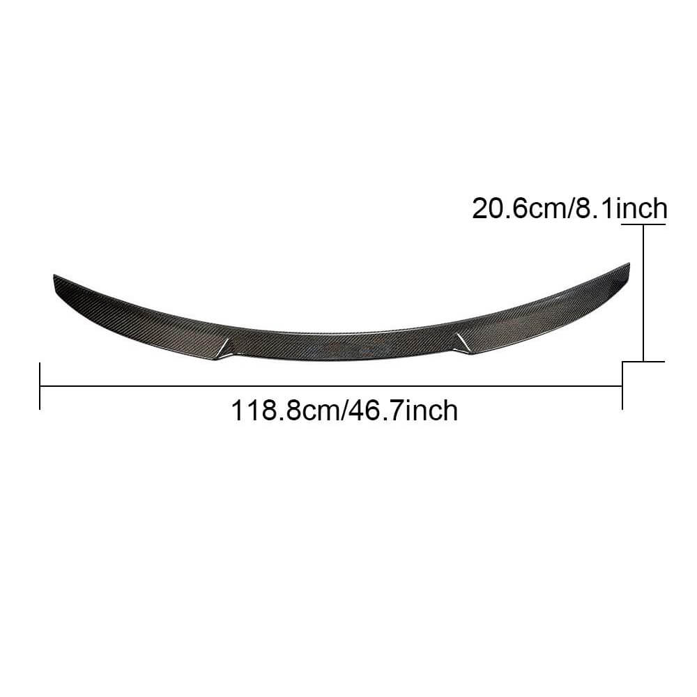 Mercedes Benz C257 Sedan 2018-2020 Rear Trunk Spoiler Carbon Fiber/FRP-Ahacarbon