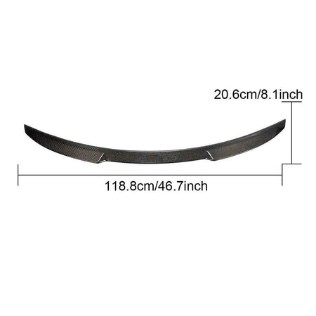 Mercedes Benz C257 Sedan 2018-2020 Rear Trunk Spoiler Carbon Fiber/FRP-Ahacarbon