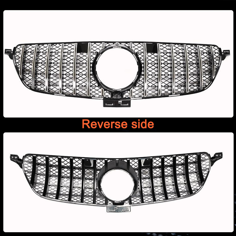 Mercedes Benz GLE Class W292 W166 GTGLE350 GLE400 GLE43 GLE63 AMG 2015-2018 Front Grille ABS-Ahacarbon