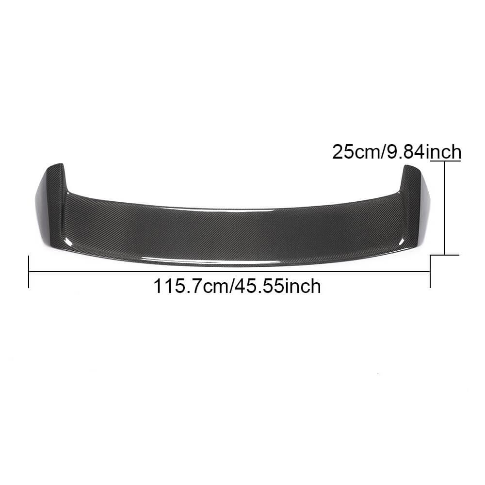 Volkswagen VW Golf 7 7.5 MK7 MK7.5 Standard/R-Line 2014-2019 Rear Roof Spoiler Carbon Fiber-Ahacarbon