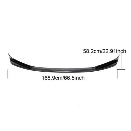 Cadillac ATS Base 2015-2017 Front Bumper Lip Carbon Fiber-Ahacarbon