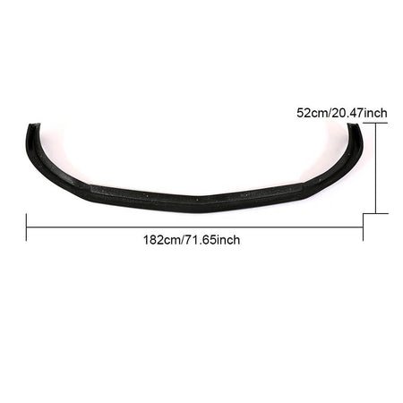 Mercedes Benz E Class W213 Base 2016-2019 Front Bumper Lip Carbon Fiber-Ahacarbon