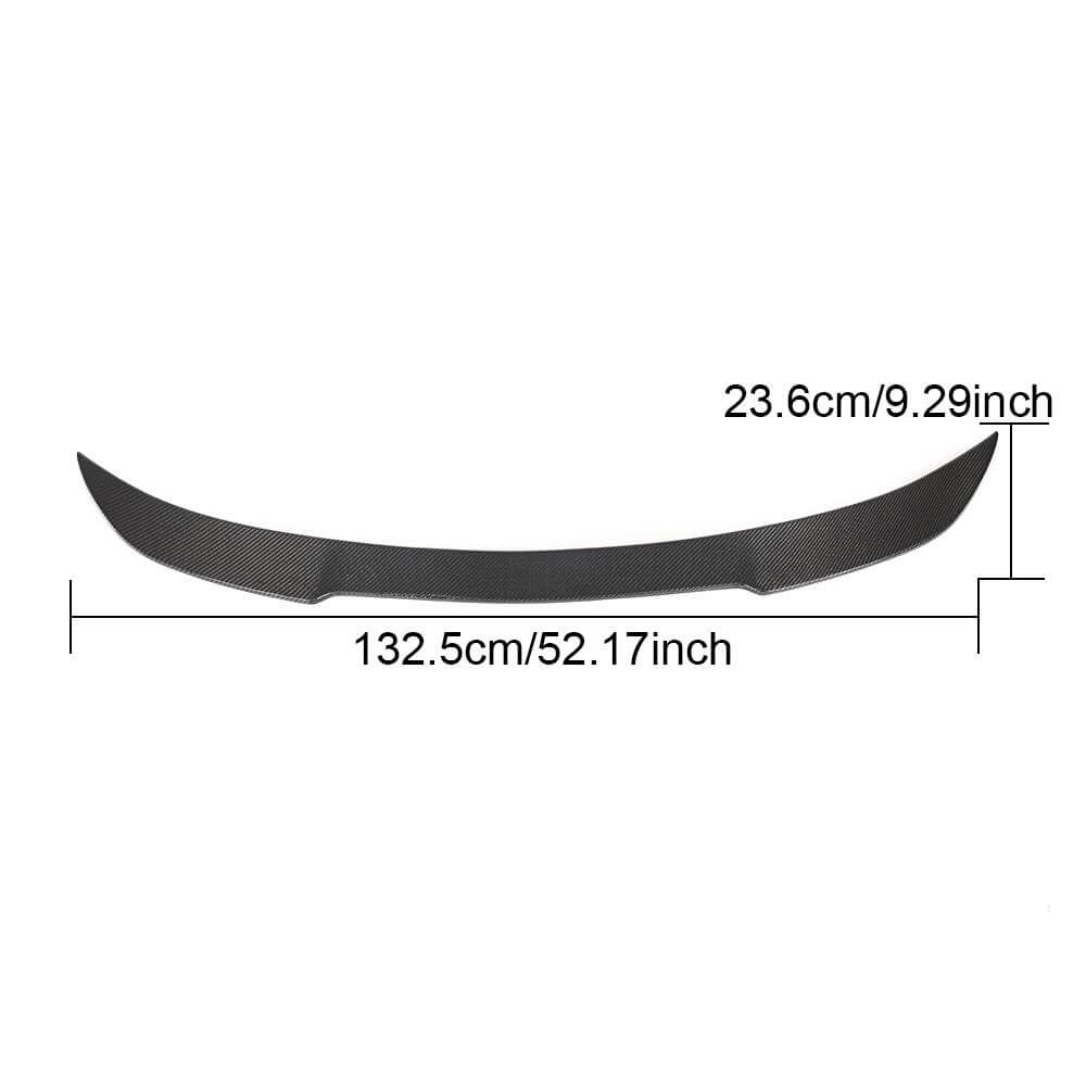 BMW X4 F26 Sport Utility 2014-2018 Rear Trunk Spoiler Carbon Fiber-Ahacarbon