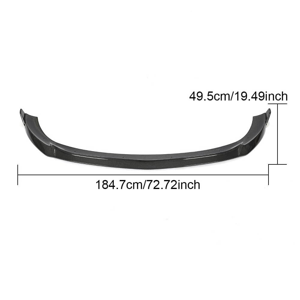 For Mercedes Benz W213 Sport E53 AMG Facelift Carbon Fiber Front Bumper Lip Spoiler-Ahacarbon