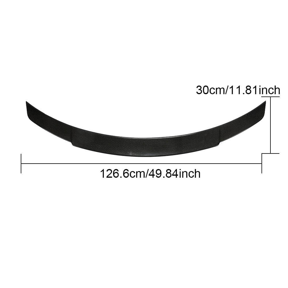 Mercedes Benz (W205) C205 Coupe 2015-2019 Rear Trunk Spoiler Carbon Fiber-Ahacarbon