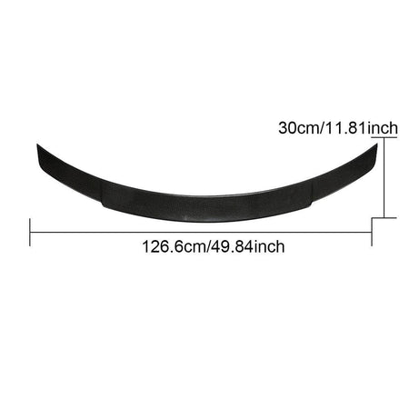 Mercedes Benz (W205) C205 Coupe 2015-2019 Rear Trunk Spoiler Carbon Fiber-Ahacarbon