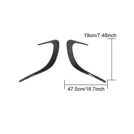 For Mercedes Benz CLS Class C257 Sport CLS53 AMG Sedan 18-20 Carbon Fiber Rear Bumper Air Fender Vent Fins-Ahacarbon