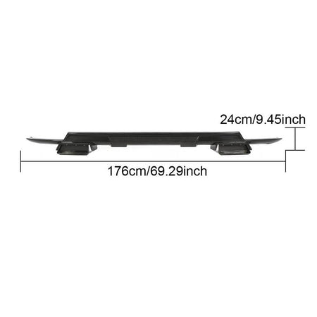 Mercedes Benz V Class W447 2016-2019 Rear Bumper Diffuser Carbon Fiber-Ahacarbon