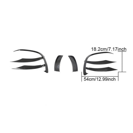 Mercedes Benz (W177) V177 A200 A250 Sport 2019-2021 Front Bumper Vents Dry Carbon Fiber-Ahacarbon