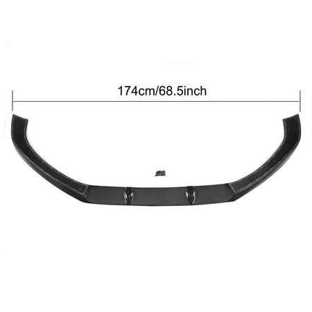 Audi A4 B9 Sedan 2017-2020 Front Bumper Lip Carbon Fiber-Ahacarbon