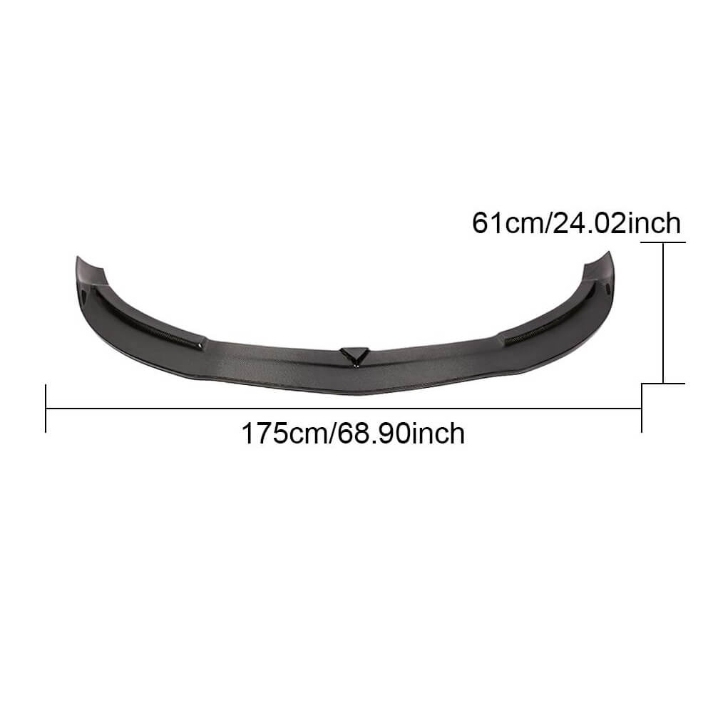 Mercedes Benz A Class W176 A200 A250 Sport A45 Pre-facelift 2013-2015 Front Bumper Lip Carbon Fiber-Ahacarbon
