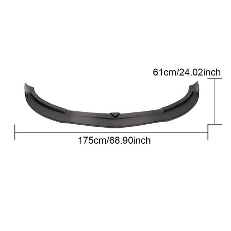 Mercedes Benz A Class W176 A200 A250 Sport A45 Pre-facelift 2013-2015 Front Bumper Lip Carbon Fiber-Ahacarbon
