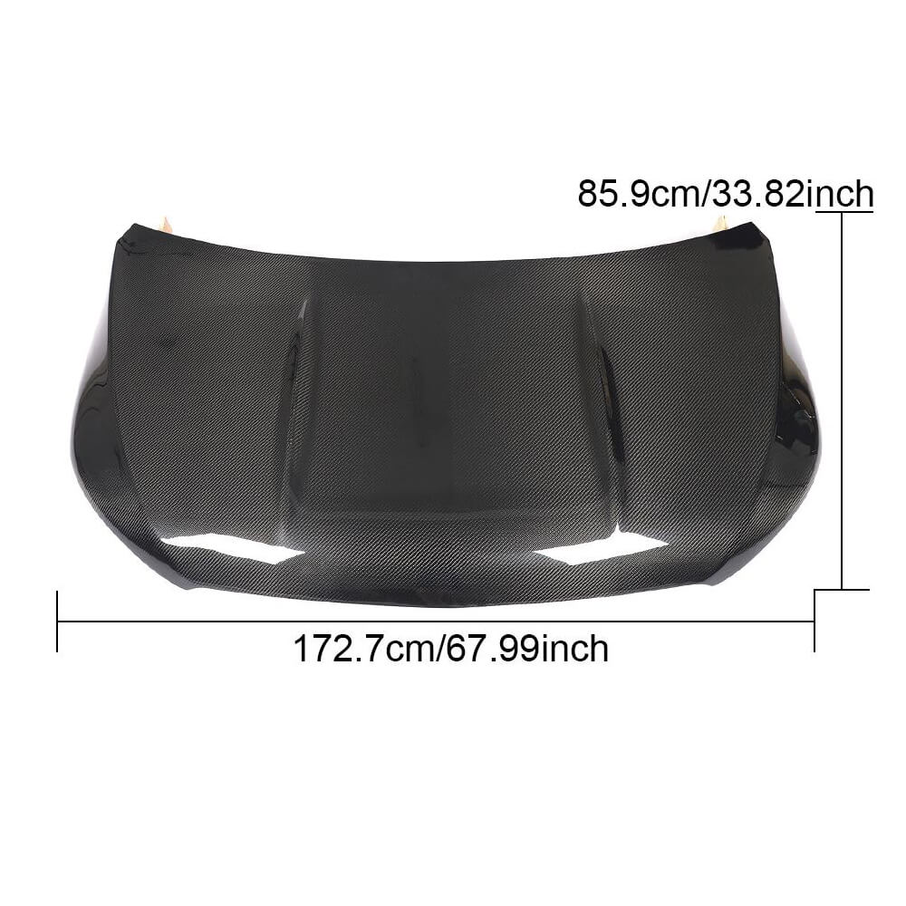 Mercedes Benz V Class W447 Vito 2015-2019 Engine Bonnet Hood Cover Dry Carbon Fiber-Ahacarbon