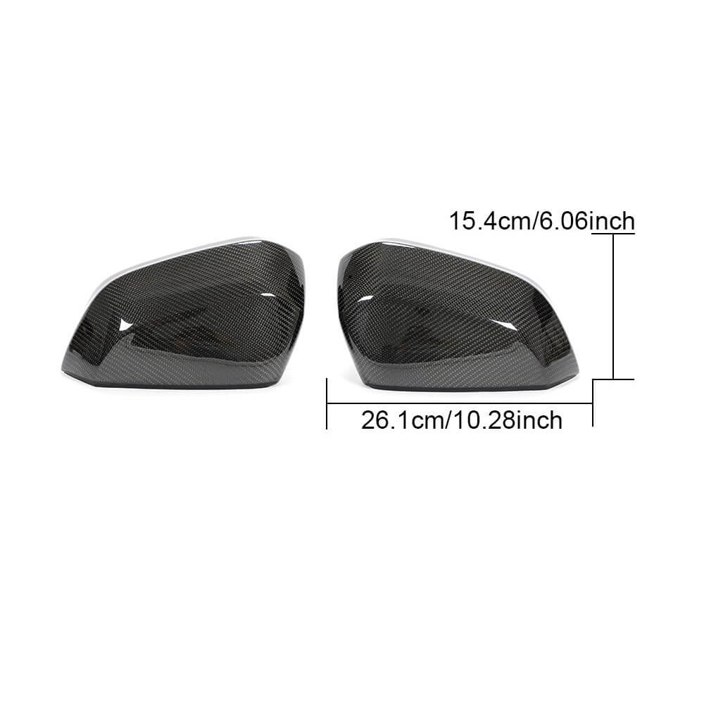 Audi Q2 Q3 Sport Utility 2019UP Mirror Covers Pair Carbon Fiber-Ahacarbon
