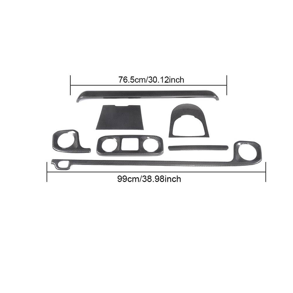 Mercedes Benz Class W463 2019UP Interior Dashboard Trims Dry Carbon Fiber-Ahacarbon