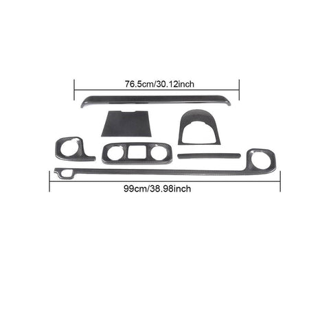 Mercedes Benz Class W463 2019UP Interior Dashboard Trims Dry Carbon Fiber-Ahacarbon