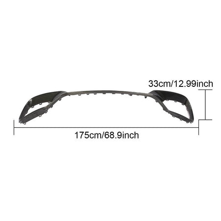 For Mercedes Benz W222 S63 S65 AMG Carbon Fiber Front Bumper Decoration Vent Trims-Ahacarbon