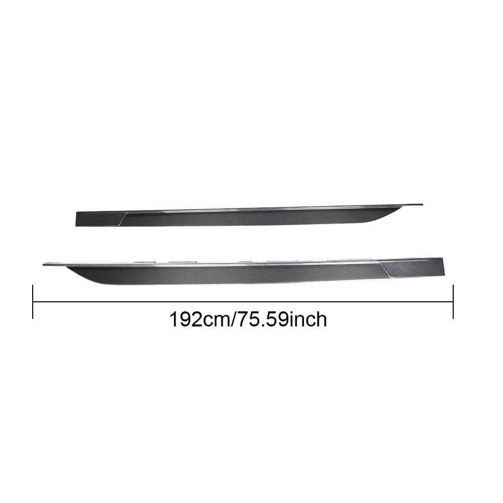 Mercedes Benz C197 R197 SLS AMG 2010-2013 Side Skirts Carbon Fiber-Ahacarbon