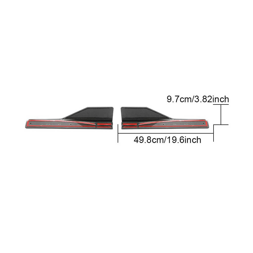 Mercedes Benz GLA Class X156 2014-2020 Side Skirts Splitters Carbon Fiber-Ahacarbon