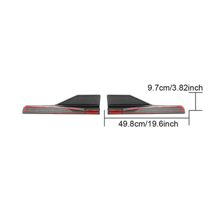 Mercedes Benz GLA Class X156 2014-2020 Side Skirts Splitters Carbon Fiber-Ahacarbon