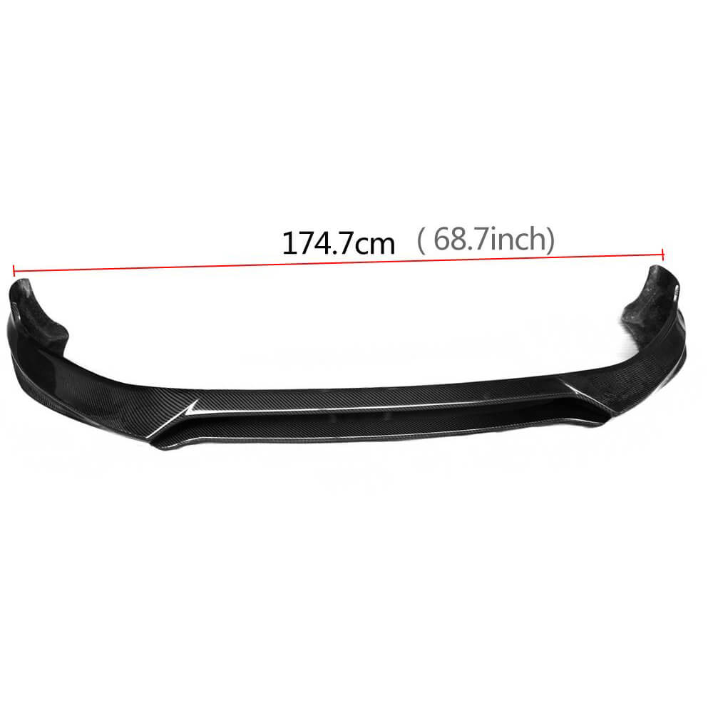 Volkswagen VW Golf 7 MK7 GTI 2014-2016 Front Bumper Lip Carbon Fiber-Ahacarbon