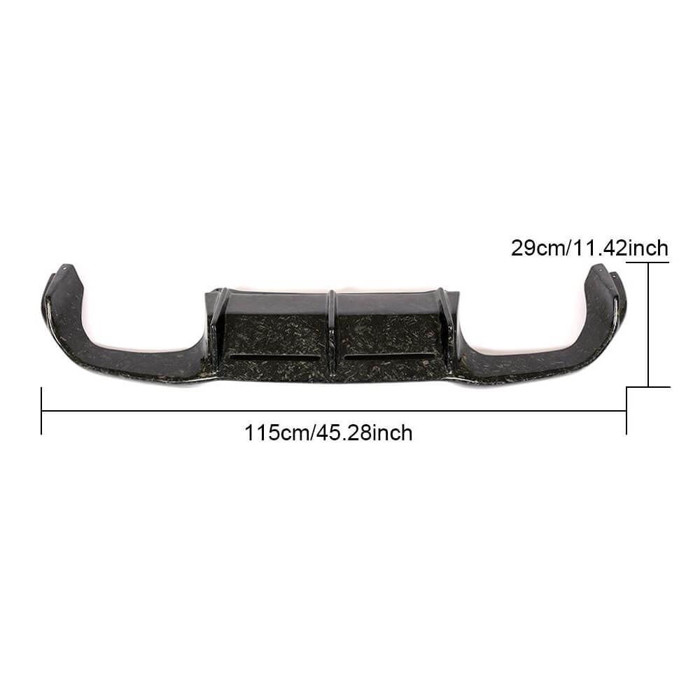BMW 2 Series F87 M2 M2C 2016-2020 Rear Bumper Diffuser Carbon Fiber-Ahacarbon