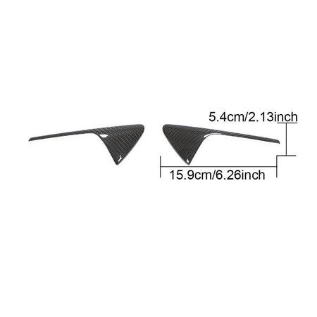 Tesla Model S/Model 3/Model X 2012-2020 Side Camera Marker Fender Cover Carbon Fiber-Ahacarbon