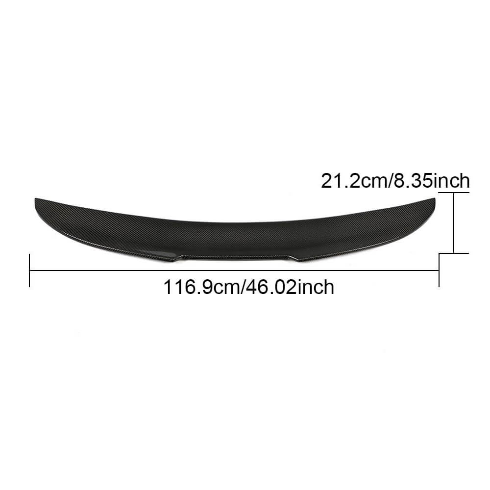Audi A5 B8 B8.5 8T Sportback 2009-2016 Rear Trunk Spoiler Carbon Fiber-Ahacarbon