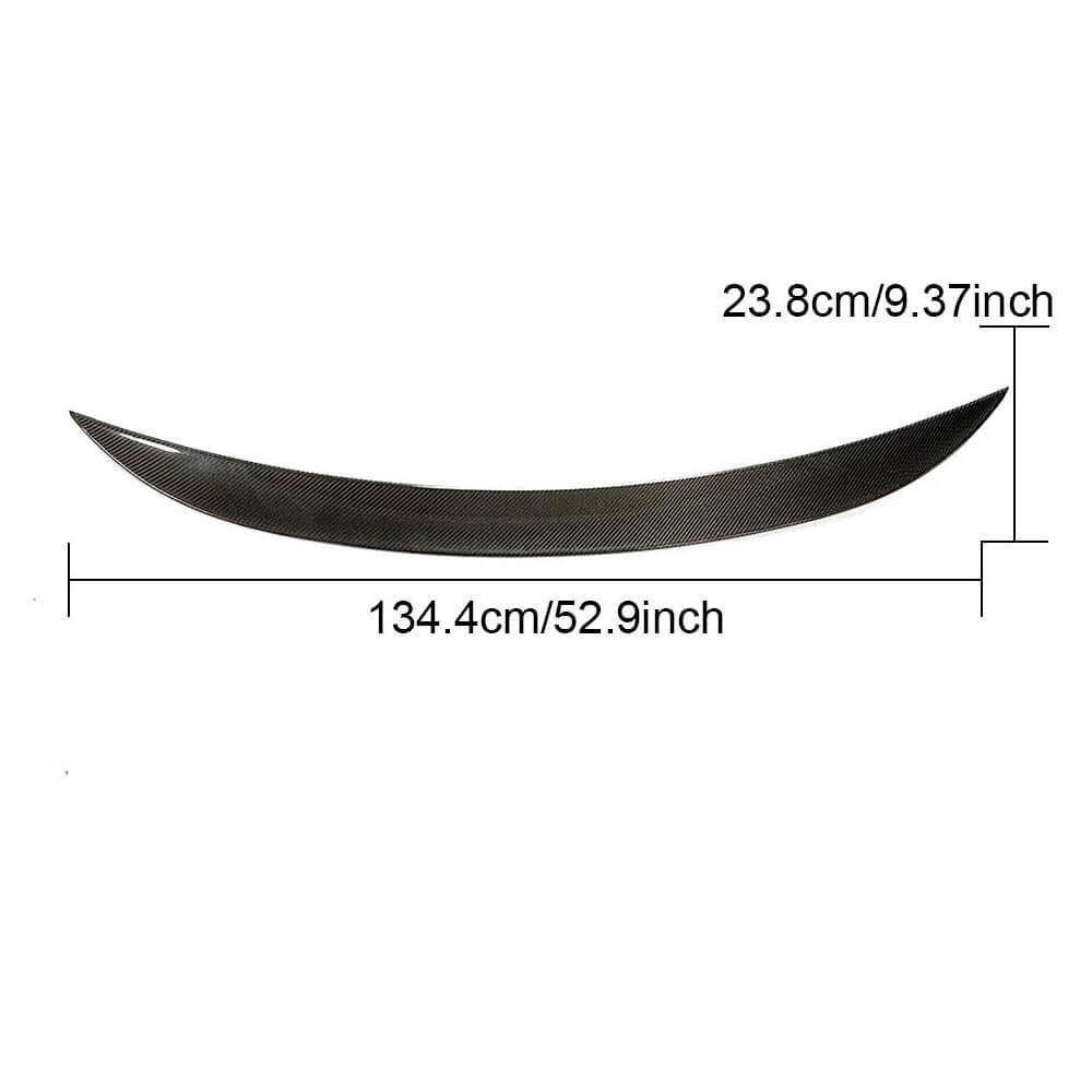 Mercedes Benz SLC Class R172 Convertible 2016-2019 Rear Trunk Spoiler Carbon Fiber-Ahacarbon