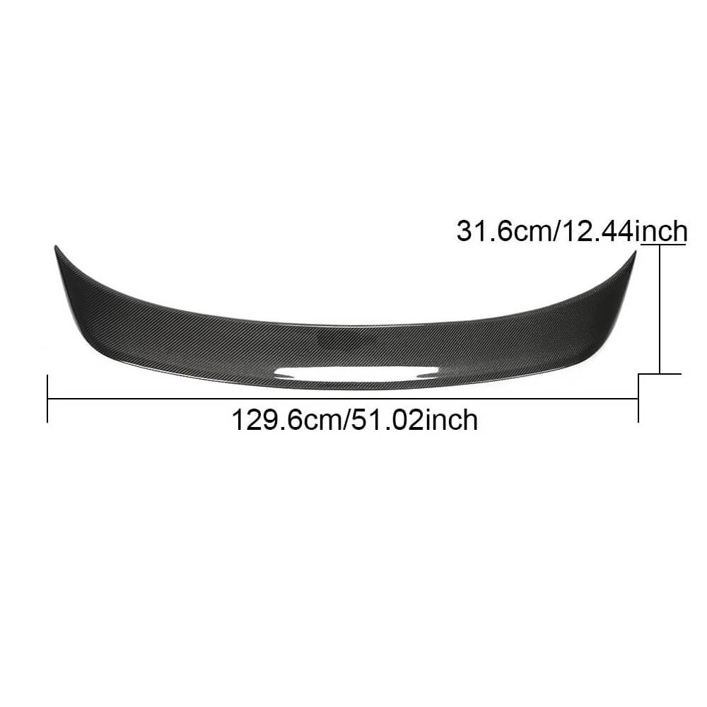 Toyota Mark X/Reiz 2011-2017 Rear Trunk Spoiler Carbon Fiber-Ahacarbon