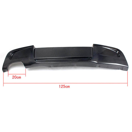 BMW 1 Seires E87 M Sport 2007-2012 Rear Bumper Diffuser Carbon Fiber-Ahacarbon