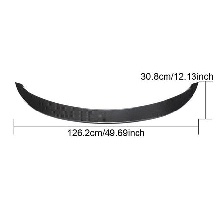 Mercedes Benz C197 R197 SLS AMG 2010-2013 Rear Trunk Spoiler Carbon Fiber-Ahacarbon