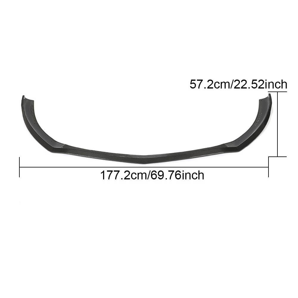 Mercedes Benz A Class (W177) V177 Sport A200 A250 Sport 2019UP Front Bumper Lip Carbon Fiber-Ahacarbon