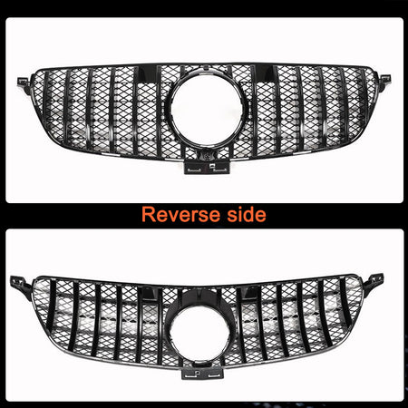 Mercedes Benz GLE Class W292 W166 GTGLE350 GLE400 GLE43 GLE63 AMG 2015-2018 Front Grille ABS-Ahacarbon