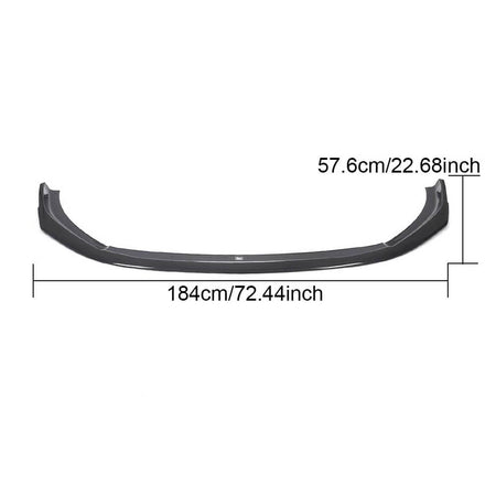 Audi RS4 B9 Typ 8W Avant 2019UP Front Bumper Lip Dry Carbon Fiber-Ahacarbon
