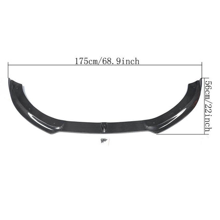 Audi TT MK2 8J 2008-2010 Front Bumper Lip Carbon Fiber-Ahacarbon