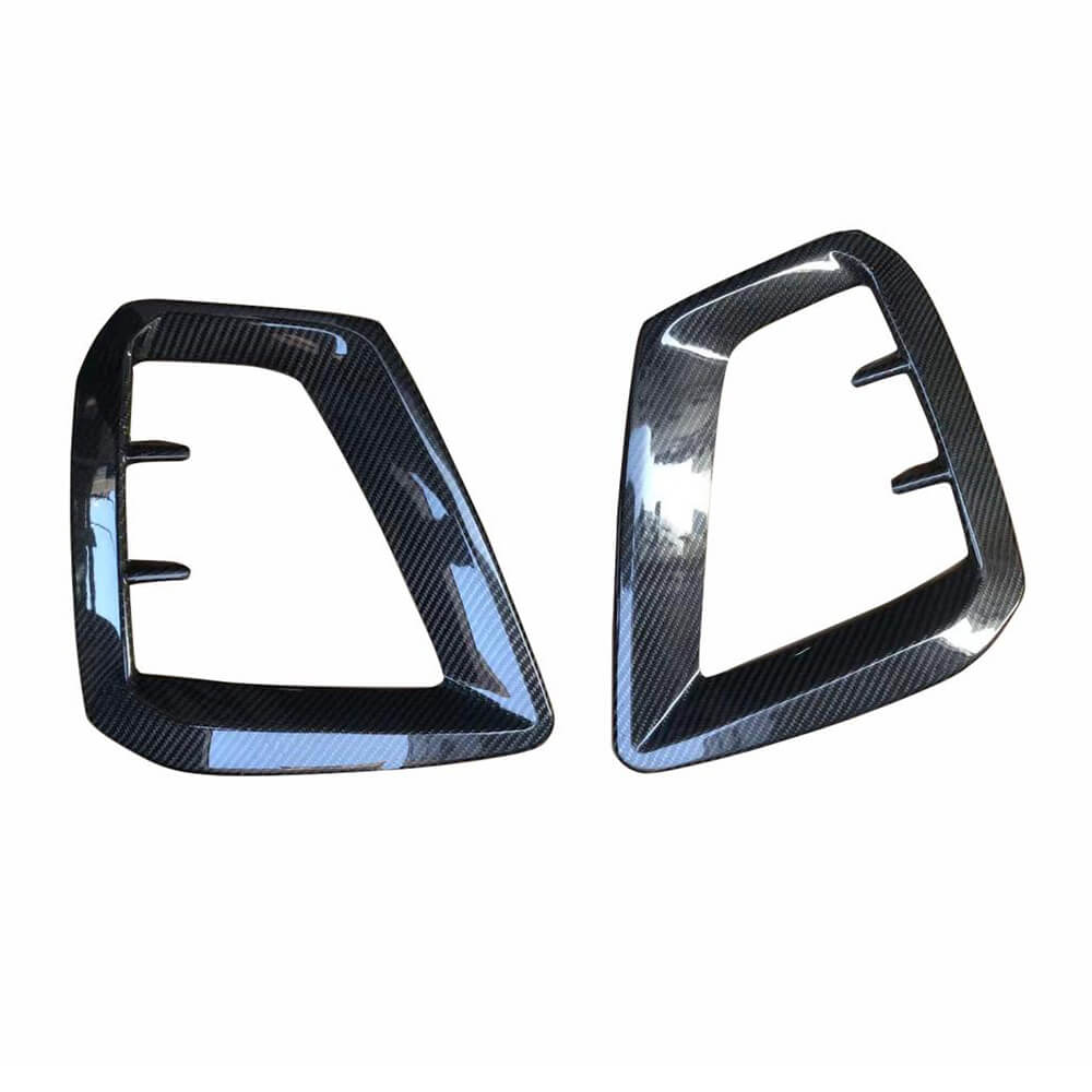 Audi S4 A4 Sline B9.5 Sedan 2017-2020 Fog Lamp Covers Carbon Fiber-Ahacarbon