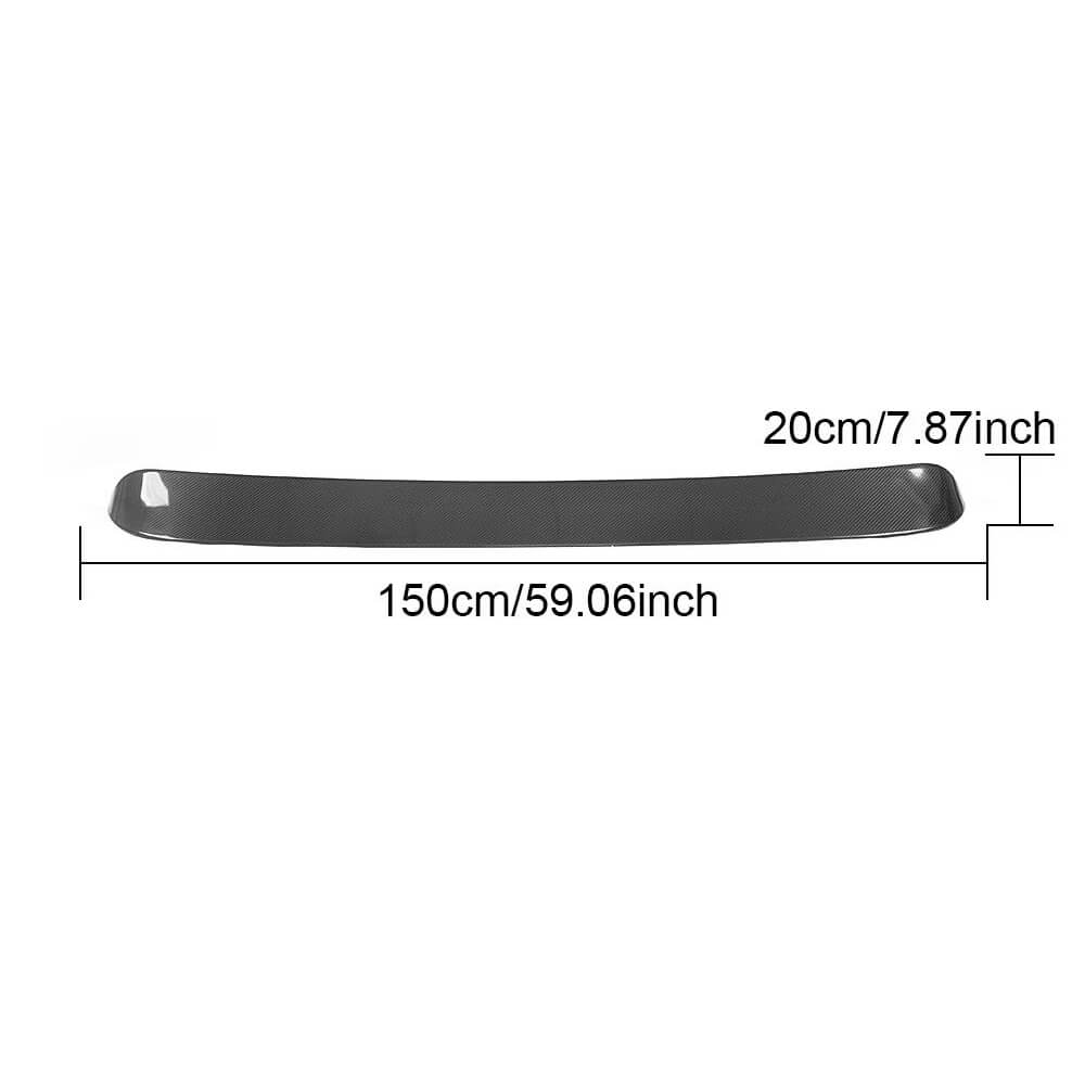 Mercedes Benz V Class W447 2016-2019 Rear Roof Spoiler Dry Carbon Fiber-Ahacarbon