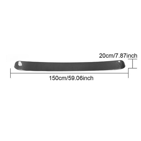 Mercedes Benz V Class W447 2016-2019 Rear Roof Spoiler Dry Carbon Fiber-Ahacarbon