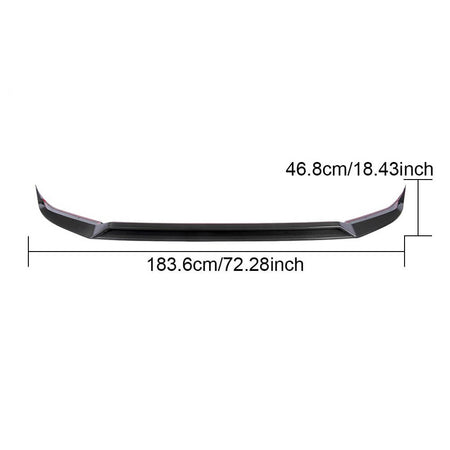 For Mercedes Benz G Class W463 G63 AMG Wagon 2019UP Carbon Fiber Front Bumper Lip Chin Spoiler-Ahacarbon